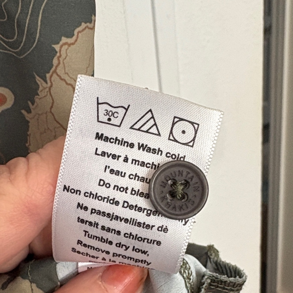 Mountain Khakis Olive and Rust Patterned Shirt‎ - image 4